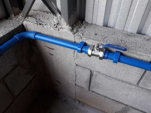 Rede de ar comprimido industrial